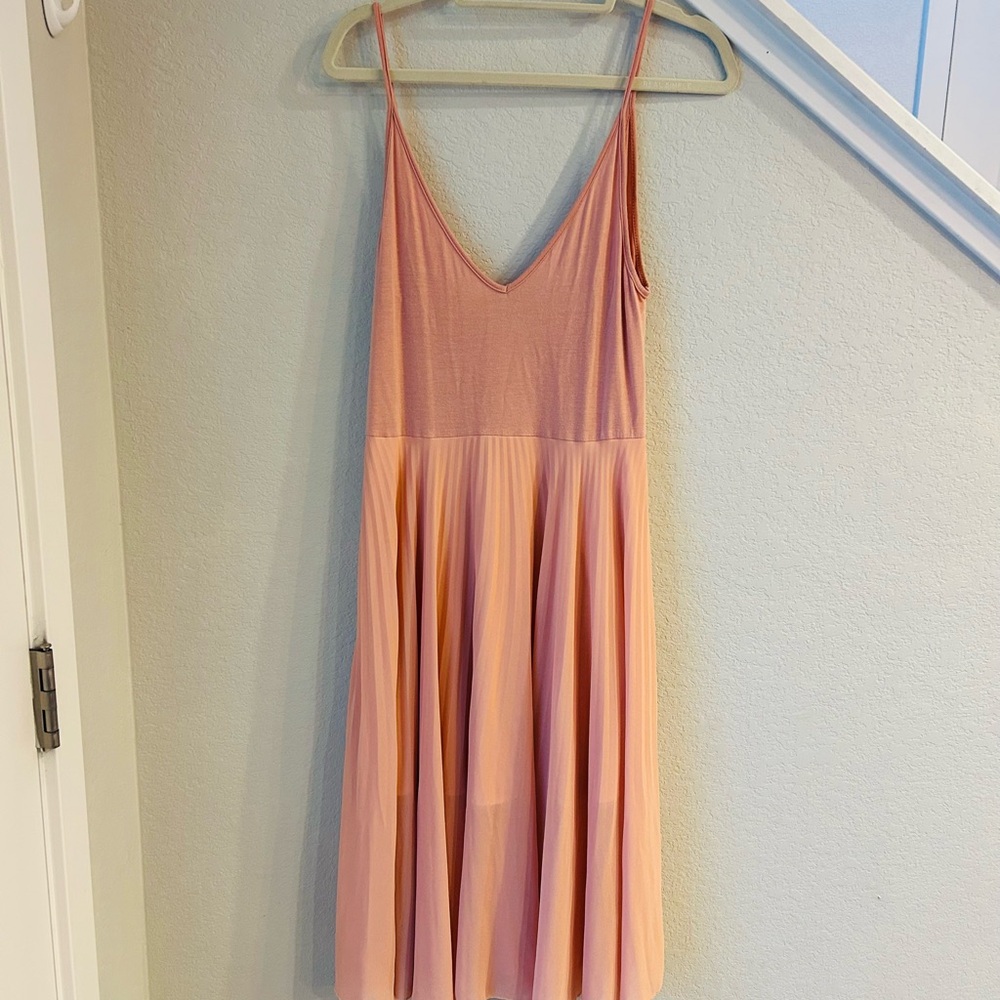 💕 Ballet Pink Sleeveless Dress